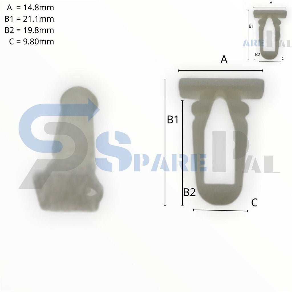 SPAREPAL FASTENER CLIP 推進式定位扣 SPL-10897