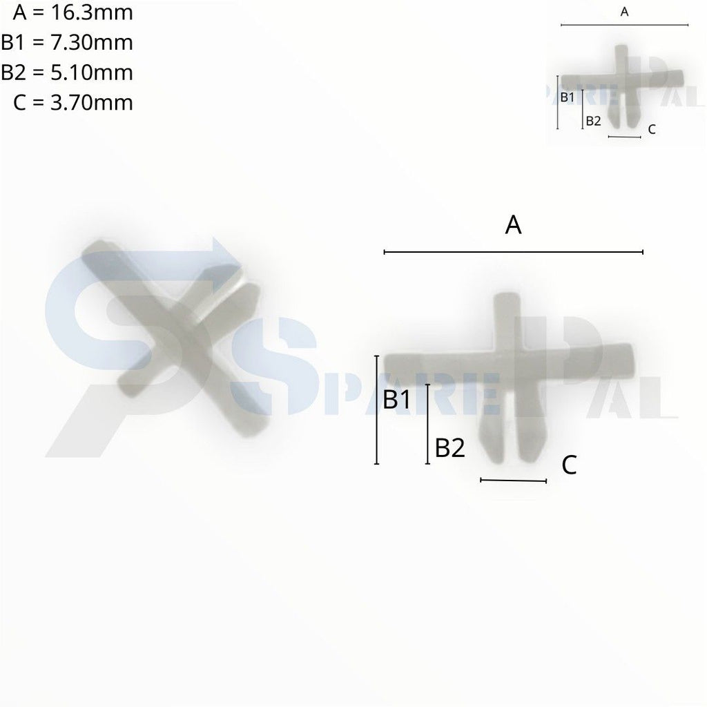 SPAREPAL FASTENER CLIP 推進式定位扣 SPL-10669