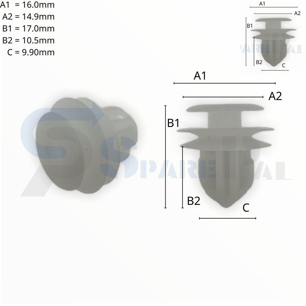 SPAREPAL FASTENER CLIP 護板扣 SPL-10672