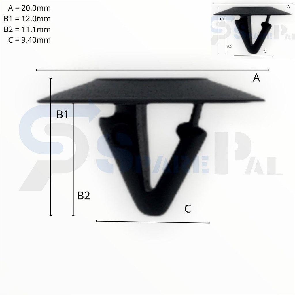 SPAREPAL FASTENER CLIP 密封式定位卡扣 SPL-10975