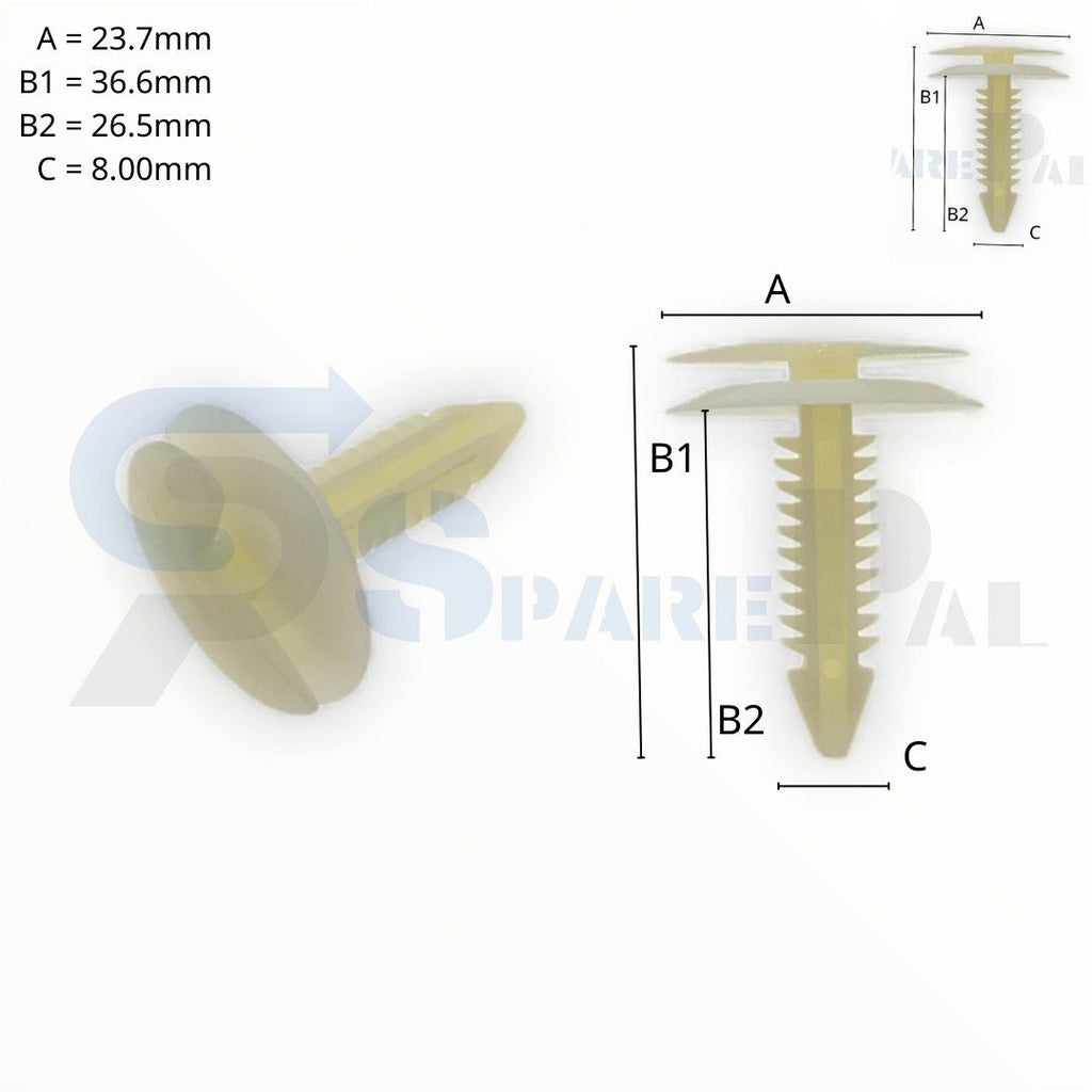 SPAREPAL FASTENER CLIP 樹形釘扣 SPL-10835