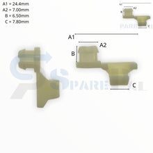 将图片加载到图库查看器，SPAREPAL FASTENER CLIP 橕杆卡扣 SPL-10981