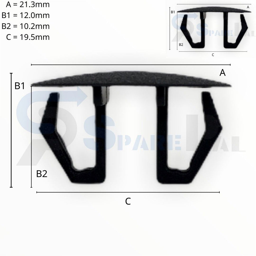 SPAREPAL FASTENER CLIP 密封式定位扣 SPL-10106