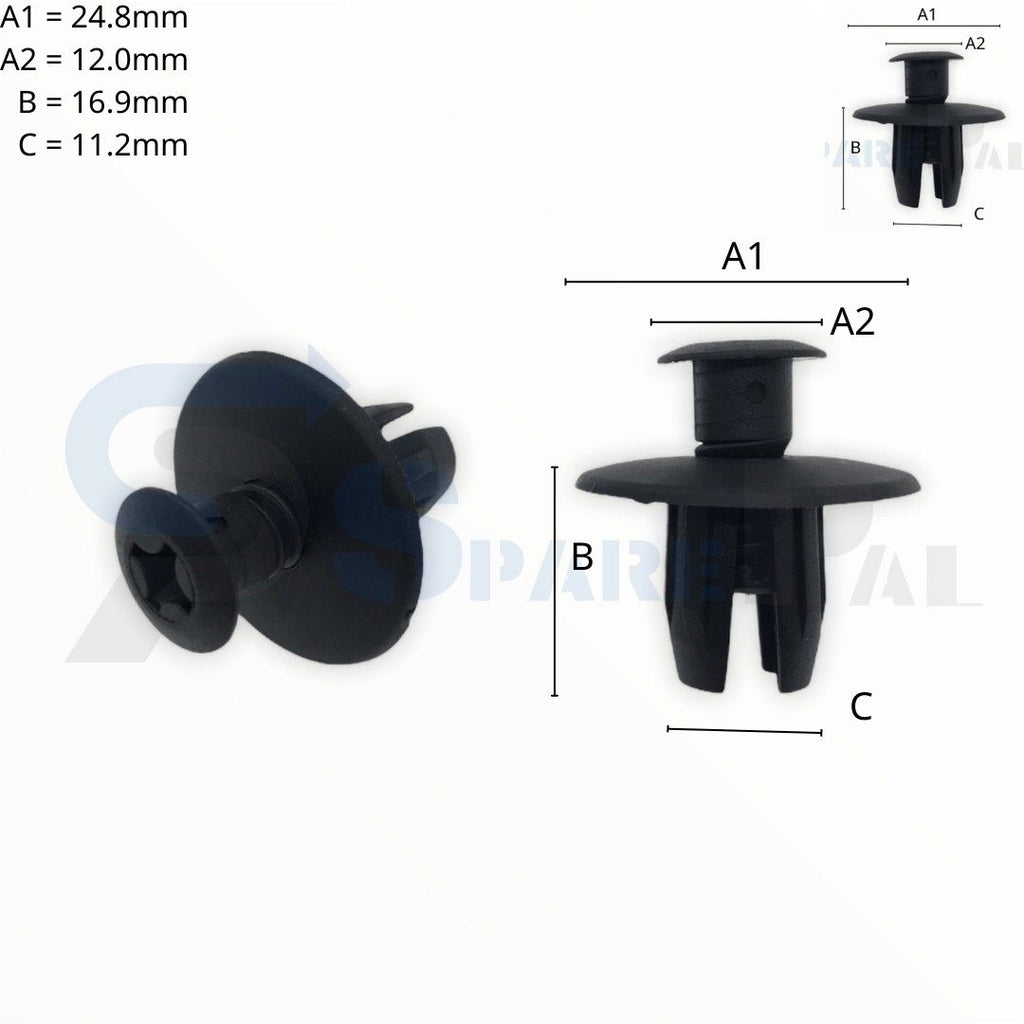 SPAREPAL FASTENER CLIP 推進式定位扣 SPL-10211