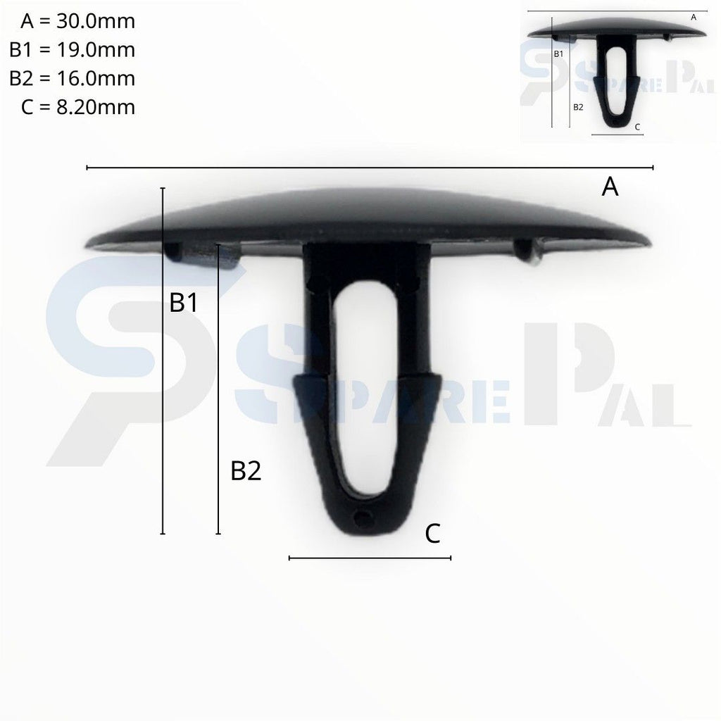 SPAREPAL FASTENER CLIP 密封式定位卡扣 SPL-10977