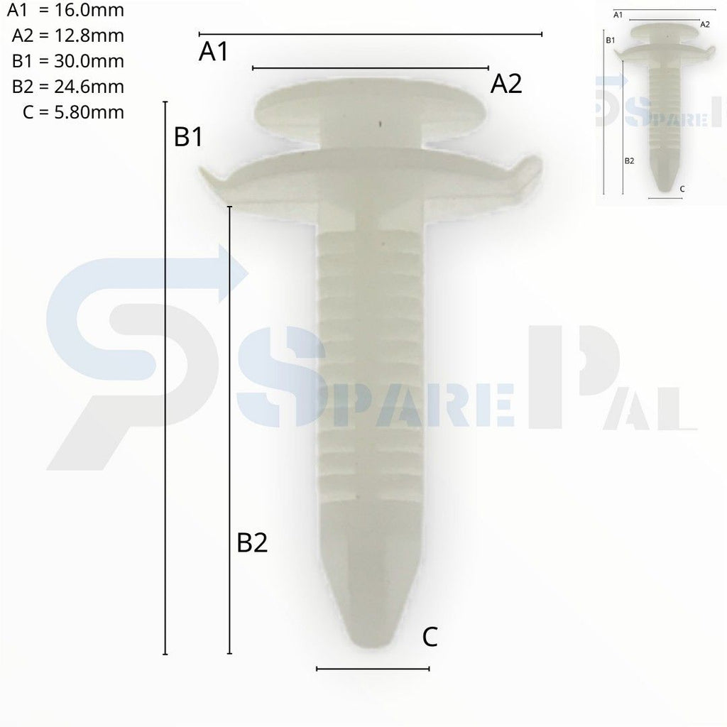 SPAREPAL FASTENER CLIP 樹形釘扣 SPL-10330