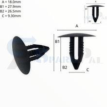 Load image into Gallery viewer, SPAREPAL FASTENER CLIP 什項卡扣 SPL-10156