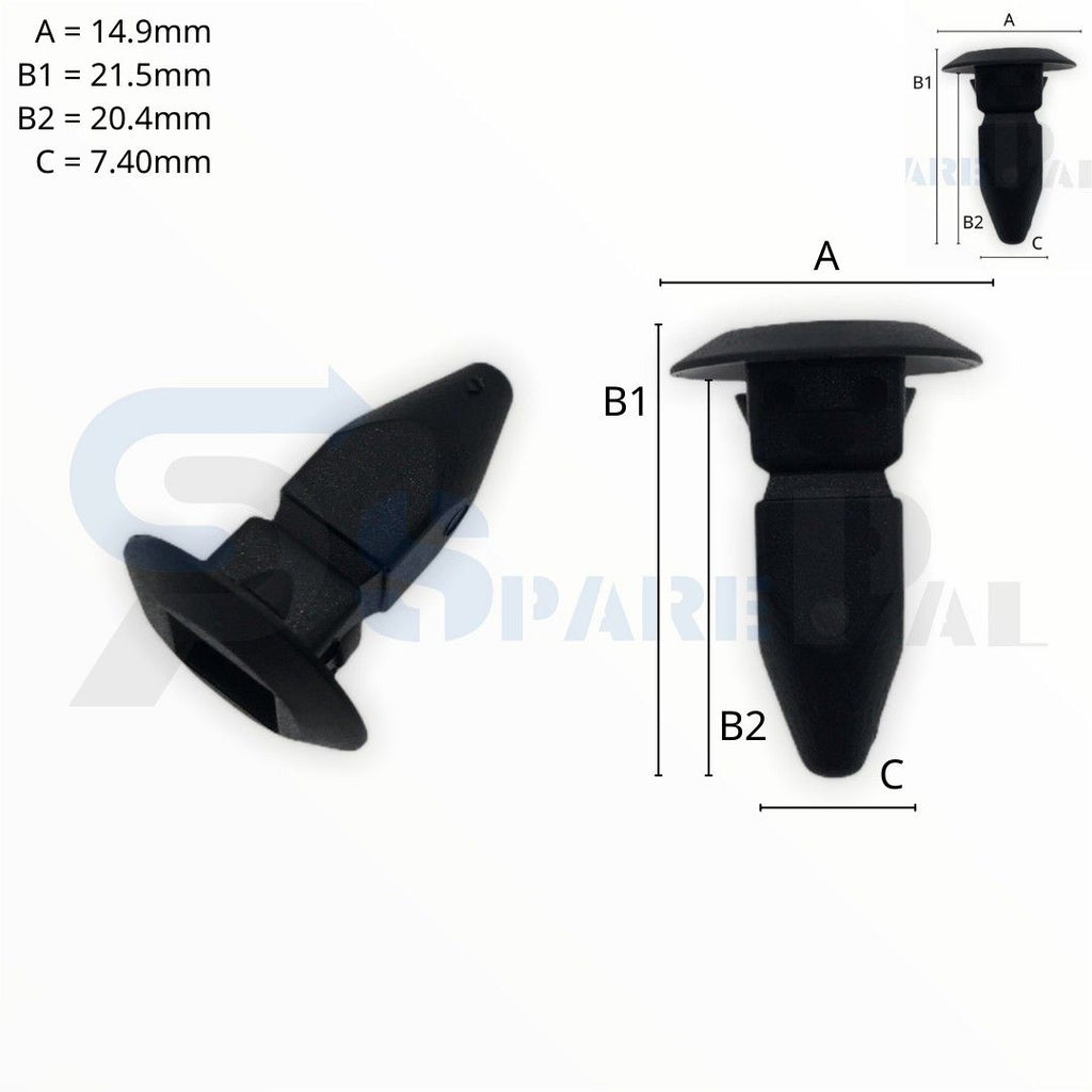 SPAREPAL FASTENER CLIP 快絲座卡扣 SPL-11274