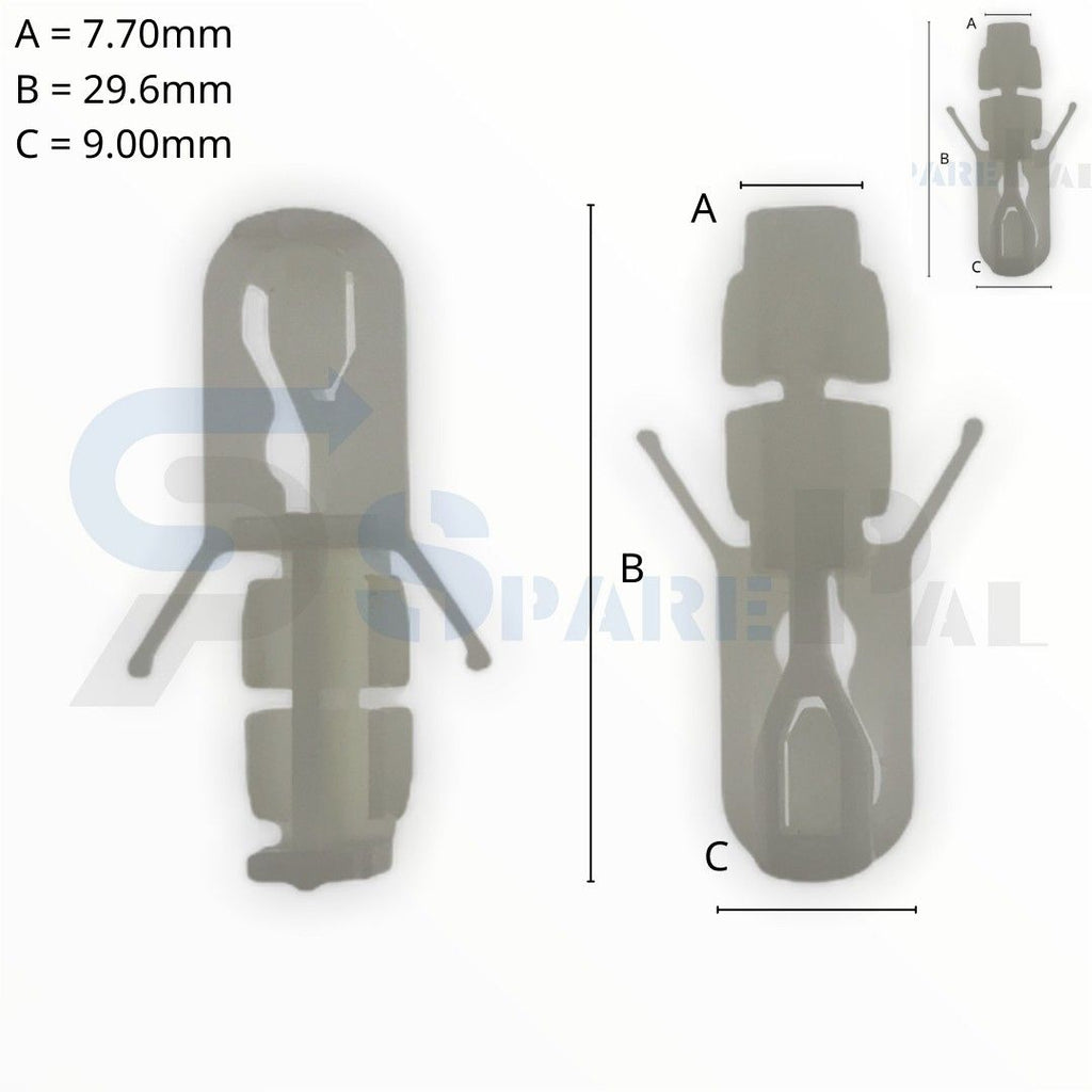 SPAREPAL FASTENER CLIP 玻璃夾卡扣 SPL-11028