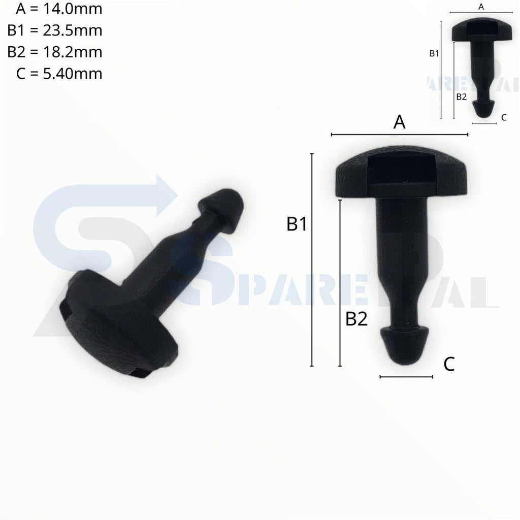 SPAREPAL FASTENER CLIP 長杆釘卡扣 SPL-10353