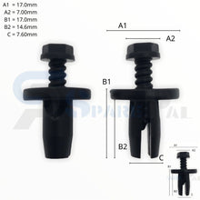 Load image into Gallery viewer, SPAREPAL FASTENER CLIP 推進式定位扣 SPL-10901