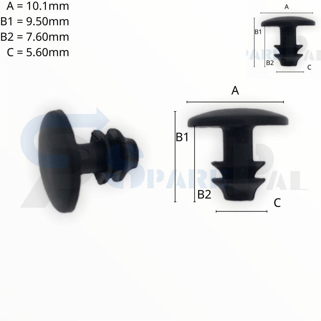 SPAREPAL FASTENER CLIP 密封式定位扣 SPL-10115