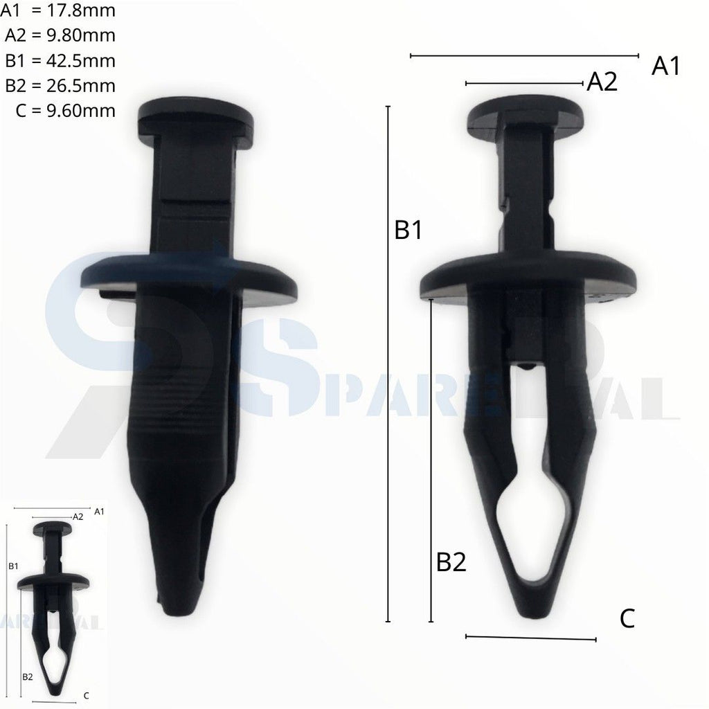 SPAREPAL FASTENER CLIP 推進式定位扣 SPL-10214