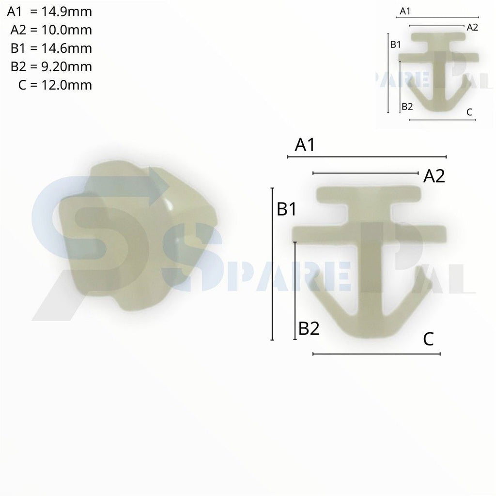 SPAREPAL FASTENER CLIP 護板扣 SPL-10225