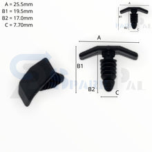 将图片加载到图库查看器，SPAREPAL FASTENER CLIP 樹形釘扣 SPL-11007