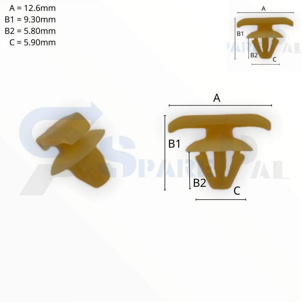 SPAREPAL FASTENER CLIP 密封式定位扣 SPL-11623