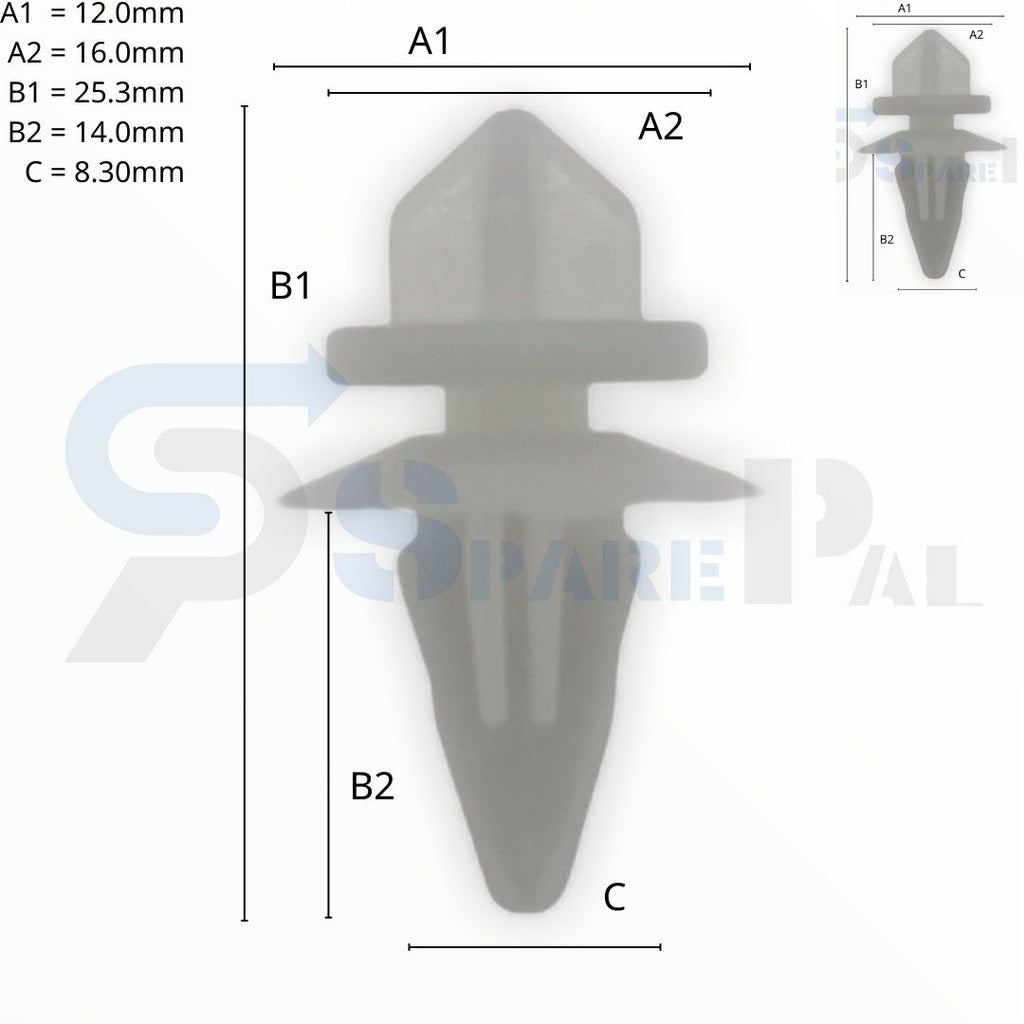 SPAREPAL FASTENER CLIP 護板扣 SPL-10675