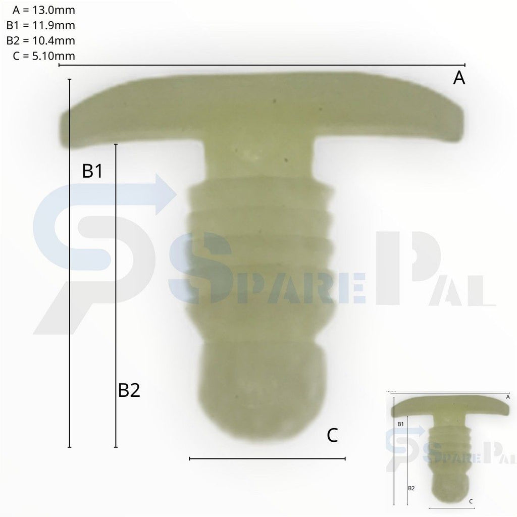 SPAREPAL FASTENER CLIP 密封式定位扣 SPL-10970