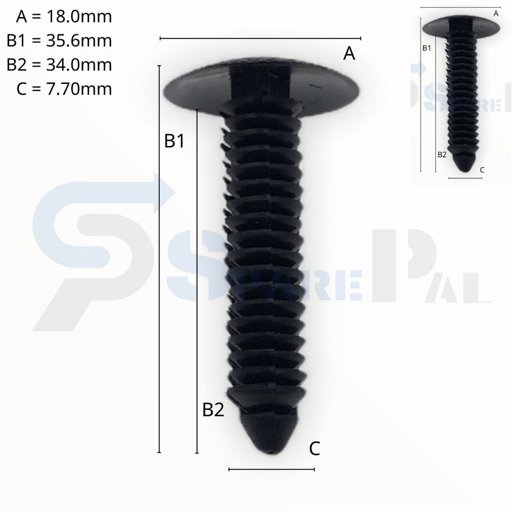 SPAREPAL FASTENER CLIP 樹形釘扣 SPL-11094