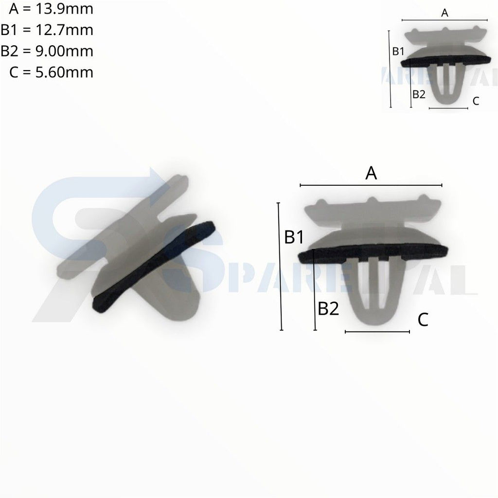 SPAREPAL FASTENER CLIP 護板扣 SPL-10354