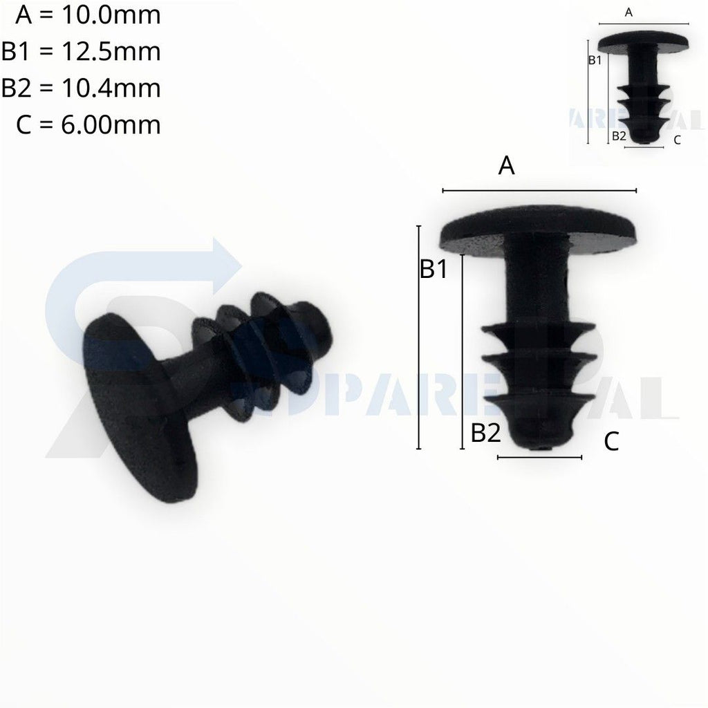 SPAREPAL FASTENER CLIP 密封式定位扣 SPL-10005