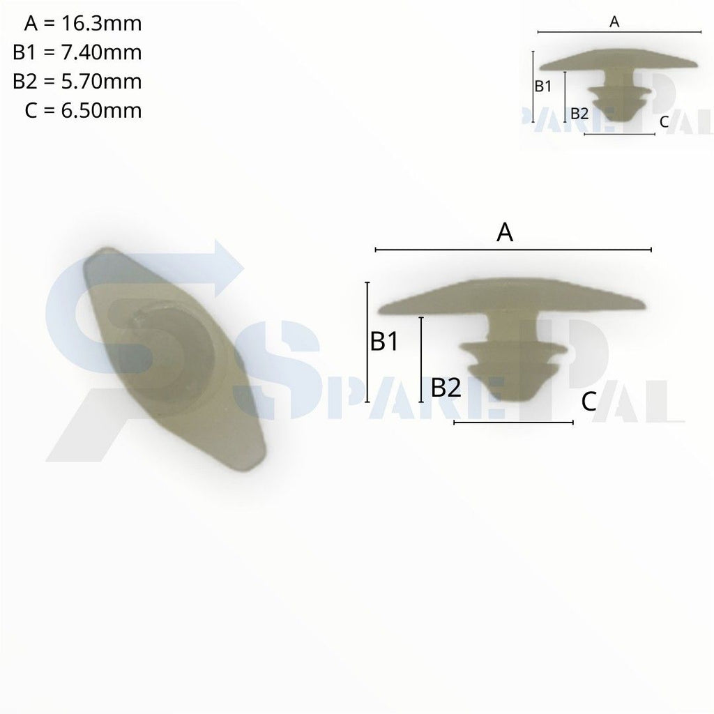 SPAREPAL FASTENER CLIP 密封式定位扣 SPL-11081