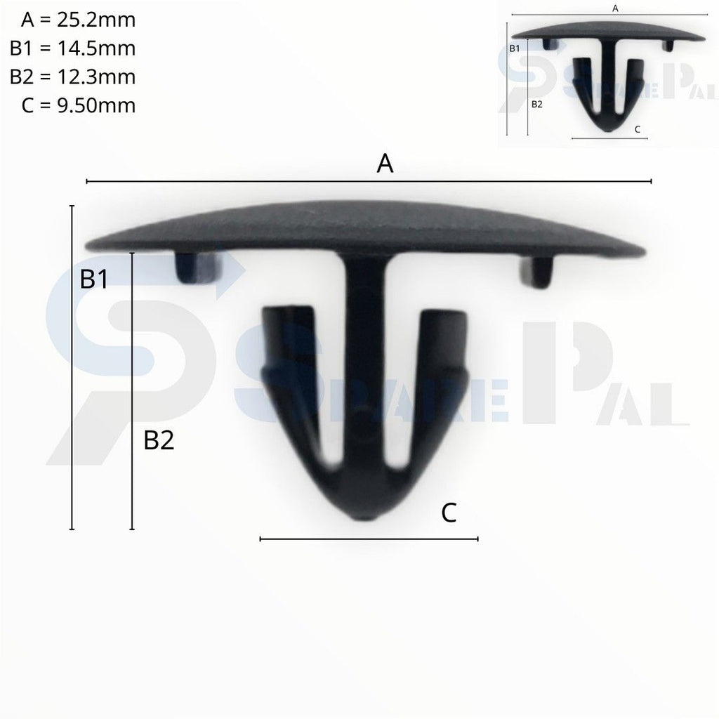 SPAREPAL FASTENER CLIP 密封式定位扣 SPL-11025