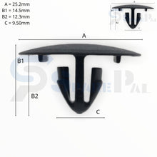 将图片加载到图库查看器，SPAREPAL FASTENER CLIP 密封式定位扣 SPL-11025