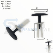 Load image into Gallery viewer, SPAREPAL FASTENER CLIP 推進式定位扣 SPL-10875