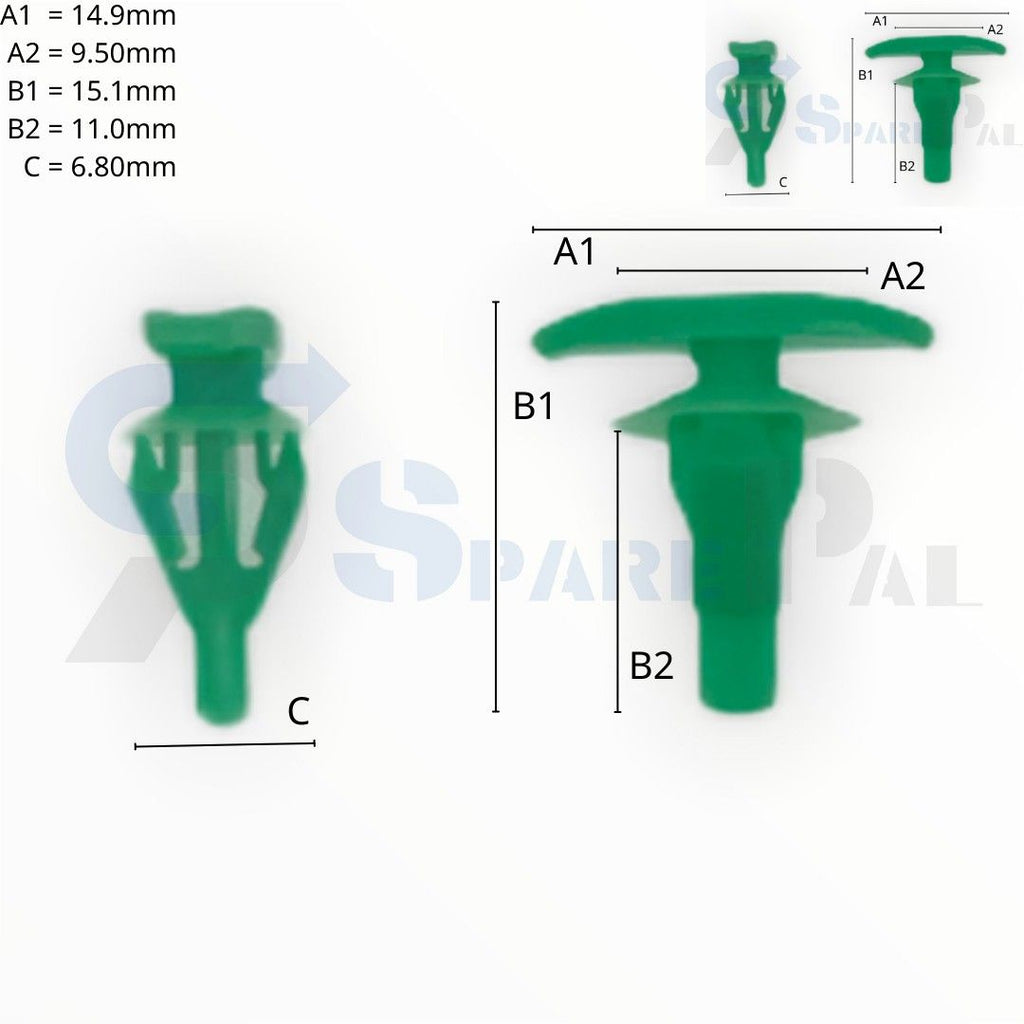 SPAREPAL FASTENER CLIP 密封式定位卡扣 SPL-10380