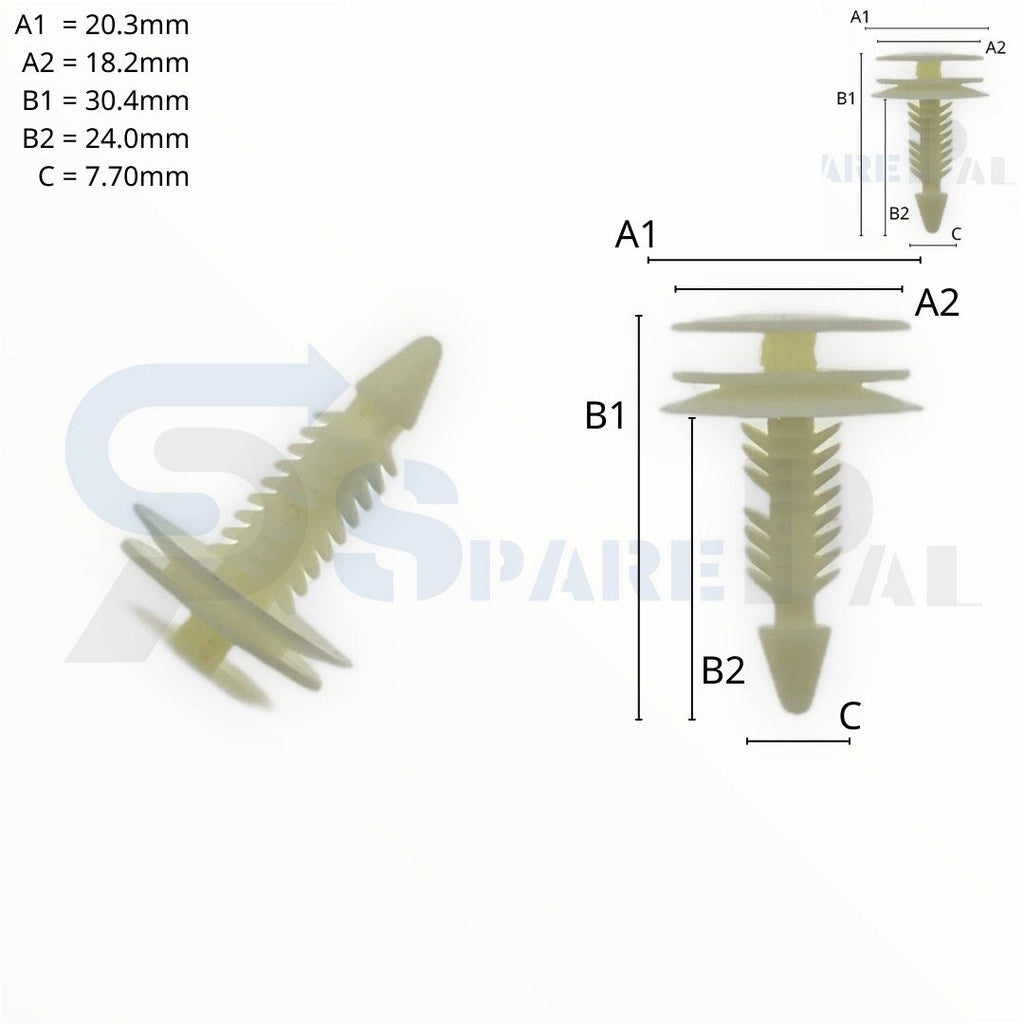 SPAREPAL FASTENER CLIP 樹形釘扣 SPL-11000