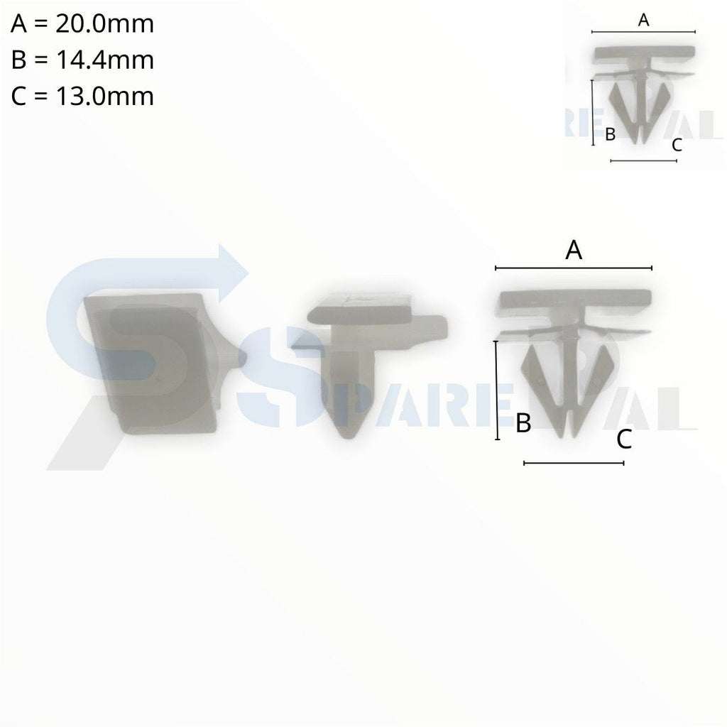 SPAREPAL FASTENER CLIP 護板扣 SPL-10743