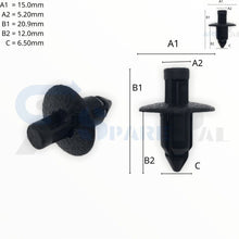 将图片加载到图库查看器，SPAREPAL FASTENER CLIP 推進式定位扣 SPL-10303