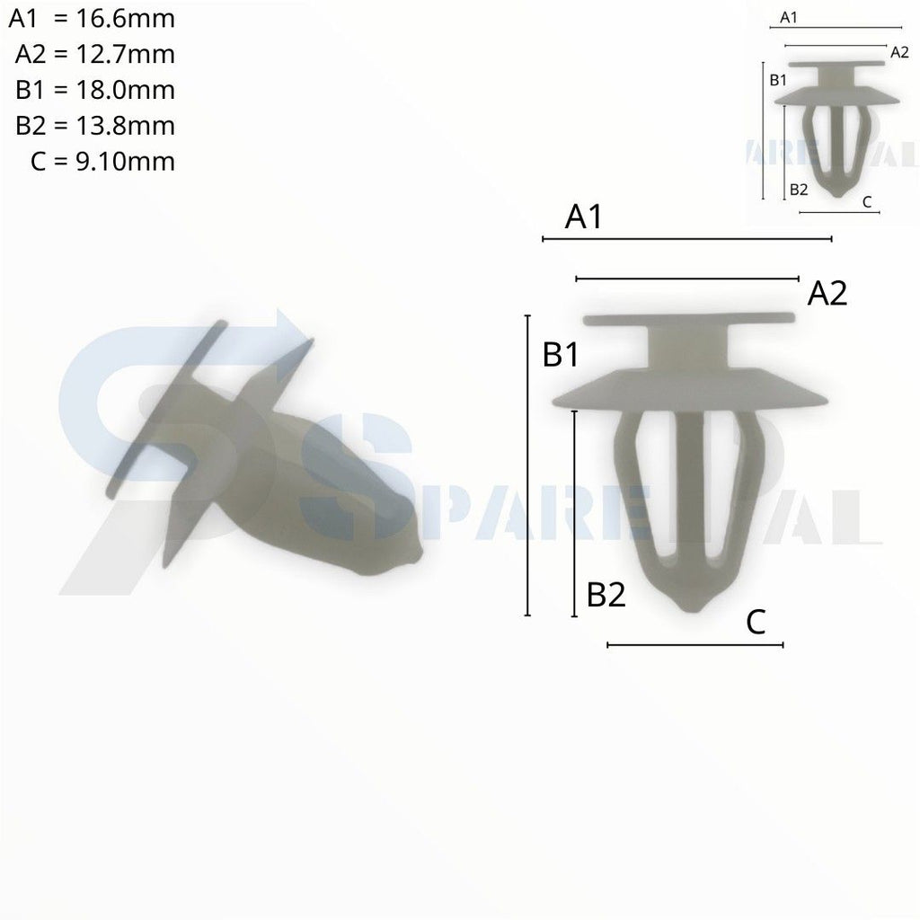 SPAREPAL FASTENER CLIP 護板扣 SPL-11111