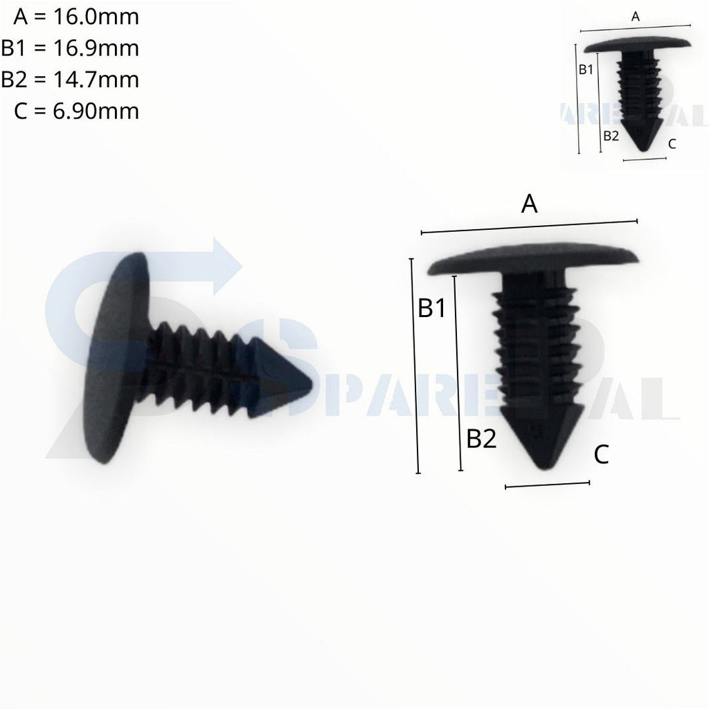 SPAREPAL FASTENER CLIP 樹形釘扣 SPL-10248