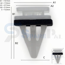 将图片加载到图库查看器，SPAREPAL FASTENER CLIP 護板扣 SPL-10399