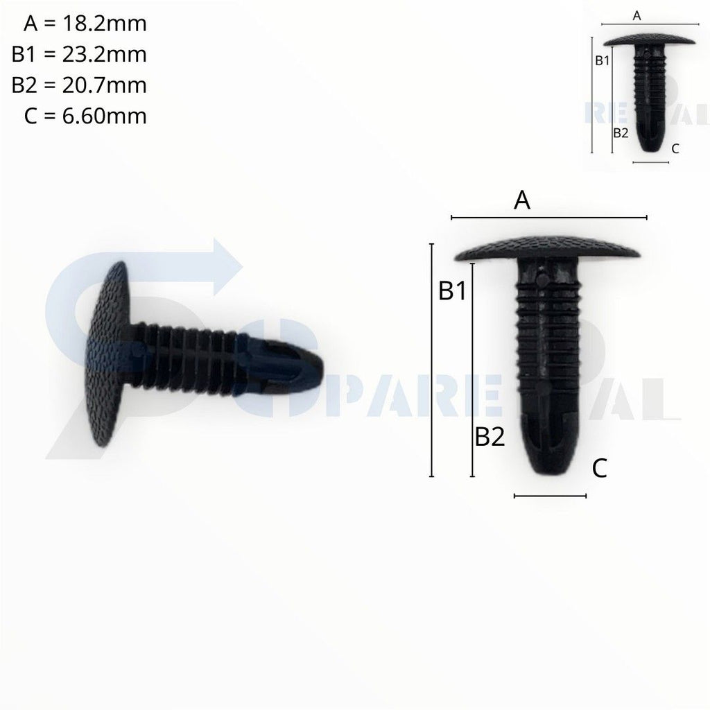 SPAREPAL FASTENER CLIP 樹形釘扣 SPL-10910