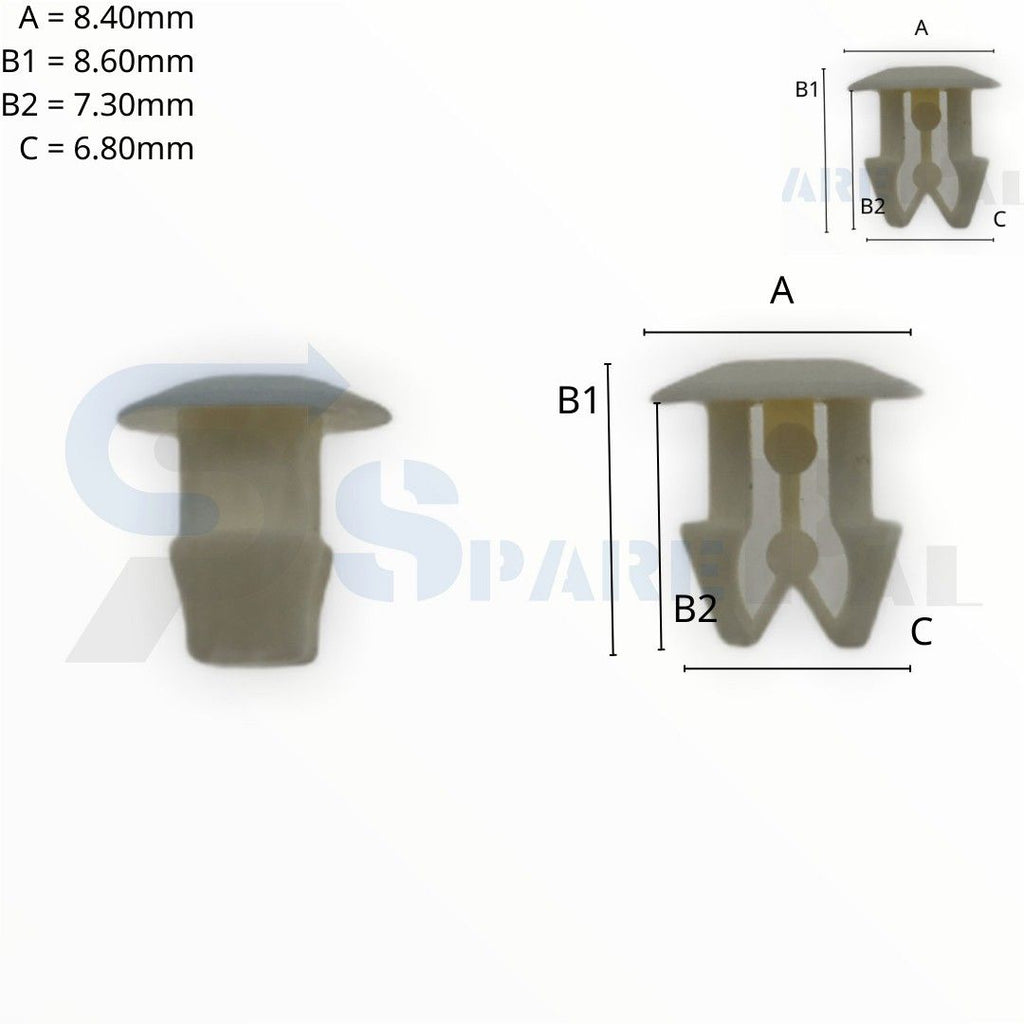 SPAREPAL FASTENER CLIP 密封式定位扣 SPL-10203