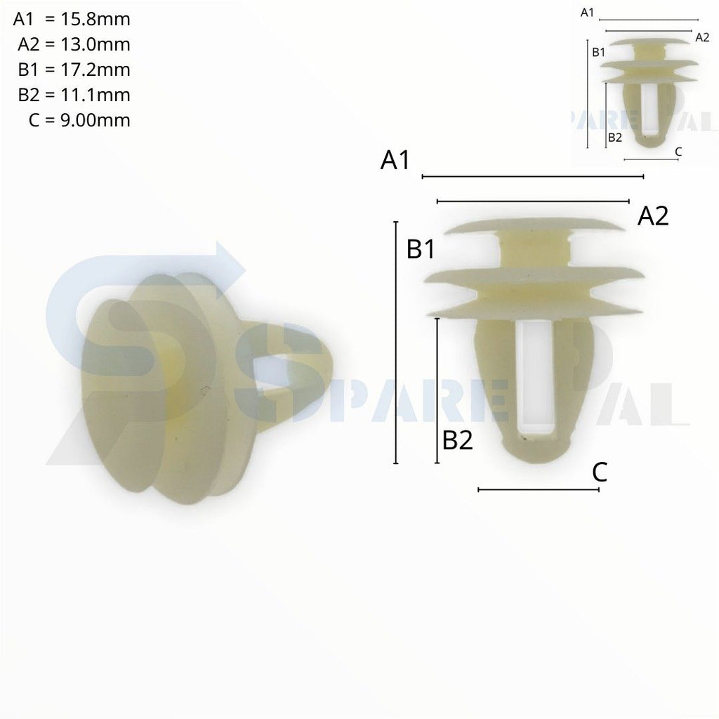 SPAREPAL FASTENER CLIP 護板扣 SPL-11128