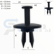 이미지를 갤러리 뷰어에 로드 , SPAREPAL FASTENER CLIP 推進式定位扣 SPL-10828