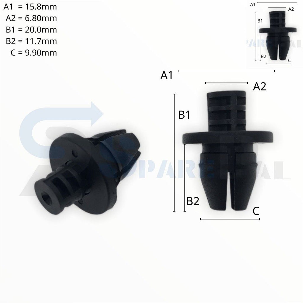 SPAREPAL FASTENER CLIP 推進式定位扣 SPL-11691