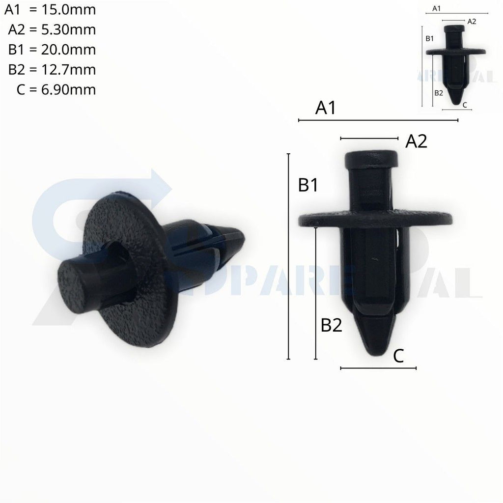 SPAREPAL FASTENER CLIP 推進式定位扣 SPL-10931