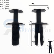 Load image into Gallery viewer, SPAREPAL FASTENER CLIP 推進式定位扣 SPL-10406