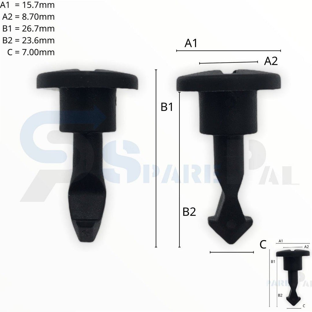 SPAREPAL FASTENER CLIP 長杆釘卡扣 SPL-10290