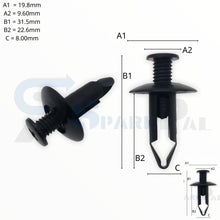 이미지를 갤러리 뷰어에 로드 , SPAREPAL FASTENER CLIP 推進式定位扣 SPL-10745