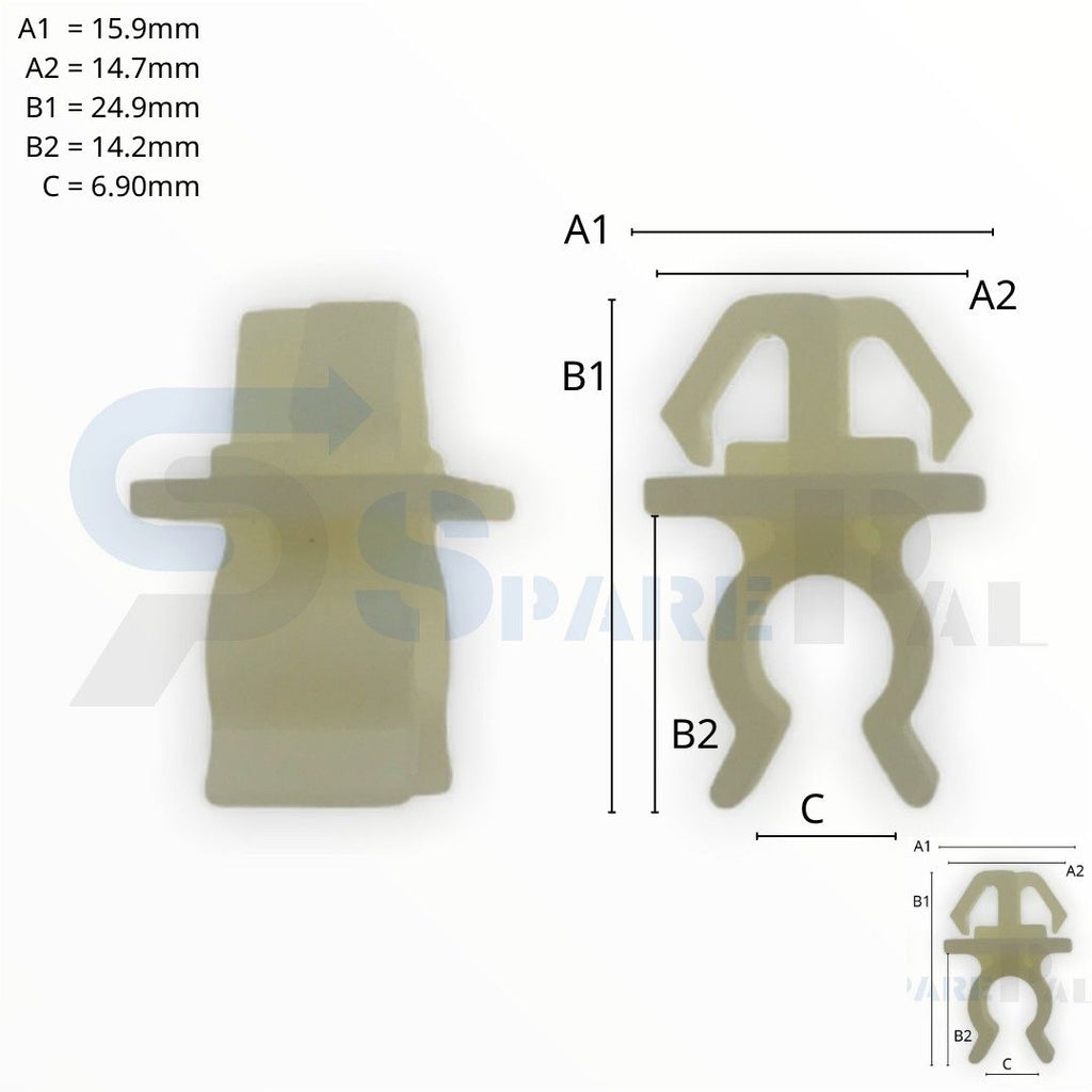 SPAREPAL FASTENER CLIP 撐杆卡扣 SPL-11076