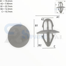 이미지를 갤러리 뷰어에 로드 , SPAREPAL FASTENER CLIP 什項卡扣 SPL-10321