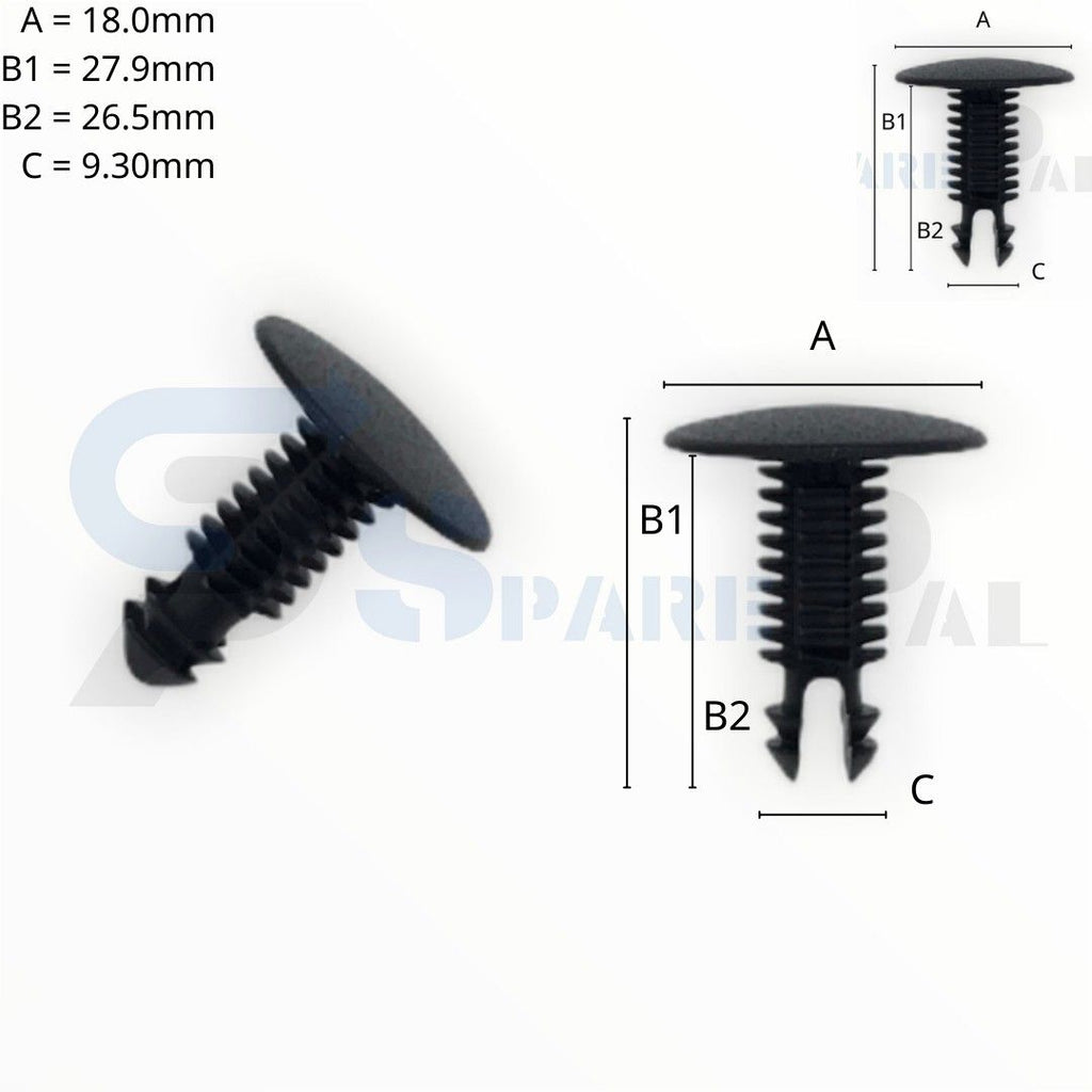 SPAREPAL FASTENER CLIP 樹形釘扣 SPL-10154