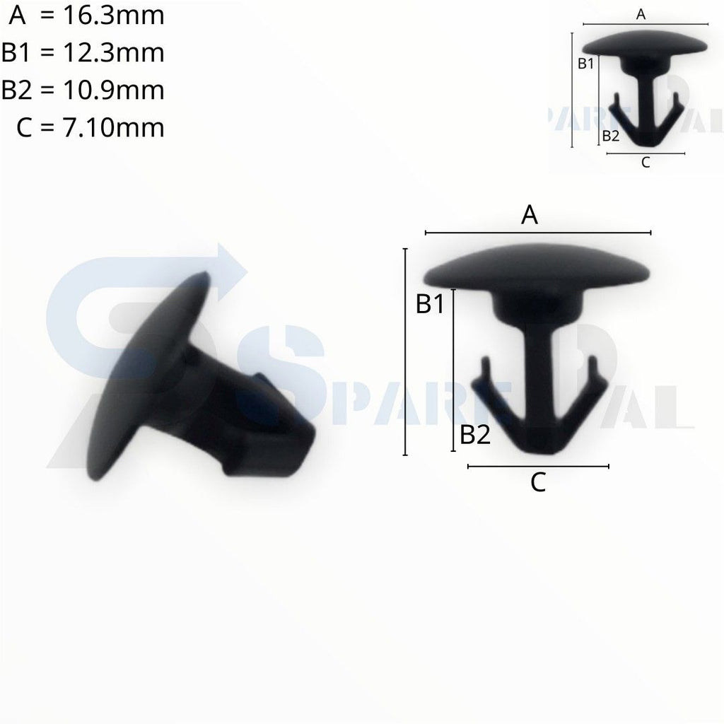 SPAREPAL FASTENER CLIP 密封式定位扣 SPL-1064