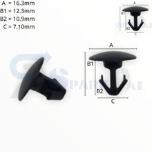 将图片加载到图库查看器，SPAREPAL FASTENER CLIP 密封式定位扣 SPL-1064